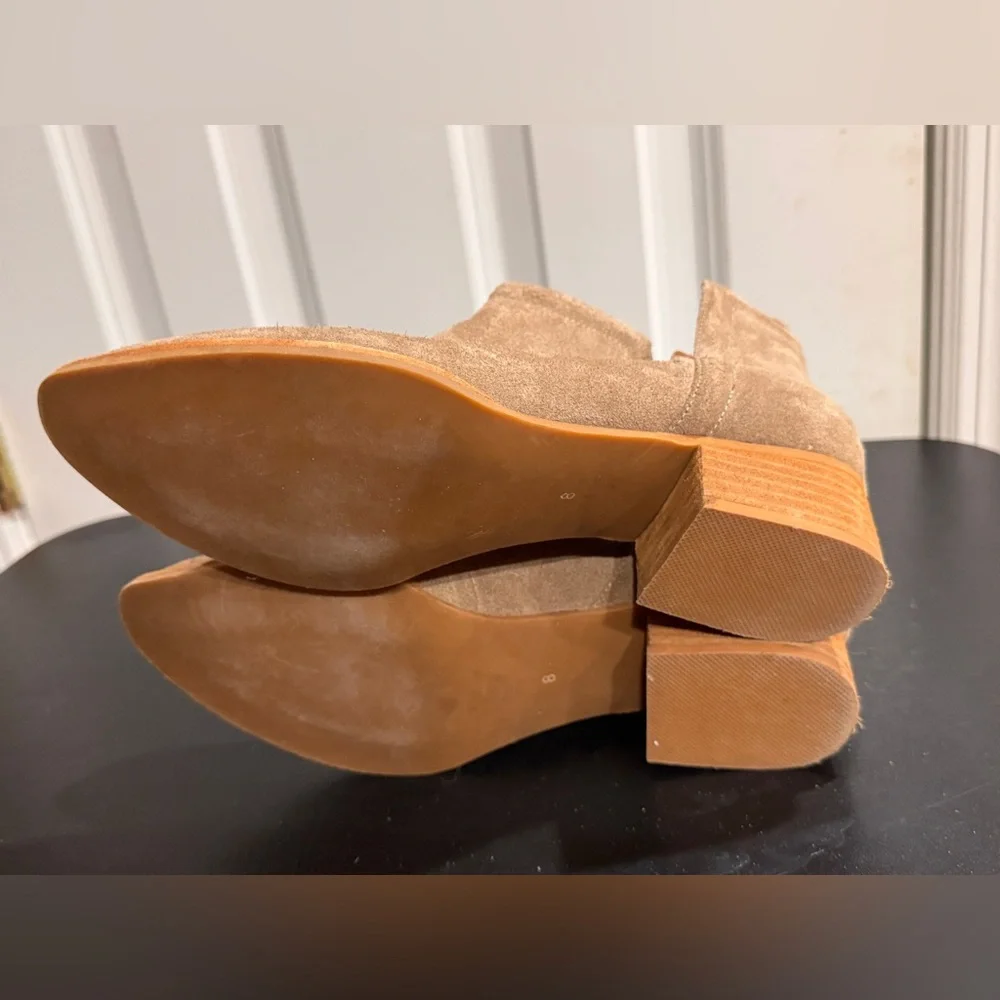 Jeffrey Campbell block taupe heel